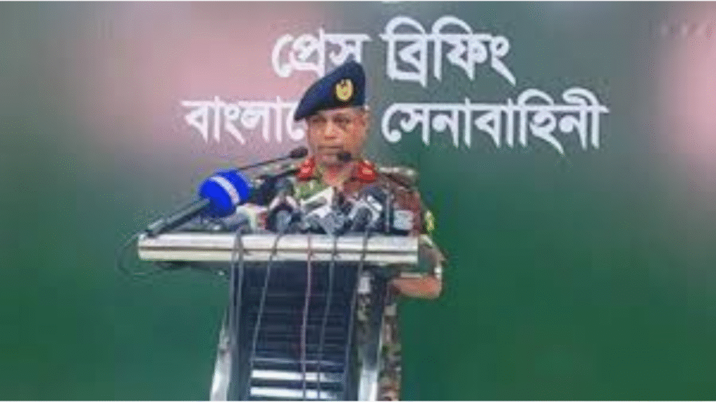 দেশের নিরাপত্তা বিঘ্নিত হয় এমন কোনো কাজে সম্পৃক্ত হবে না সেনাবাহিনী